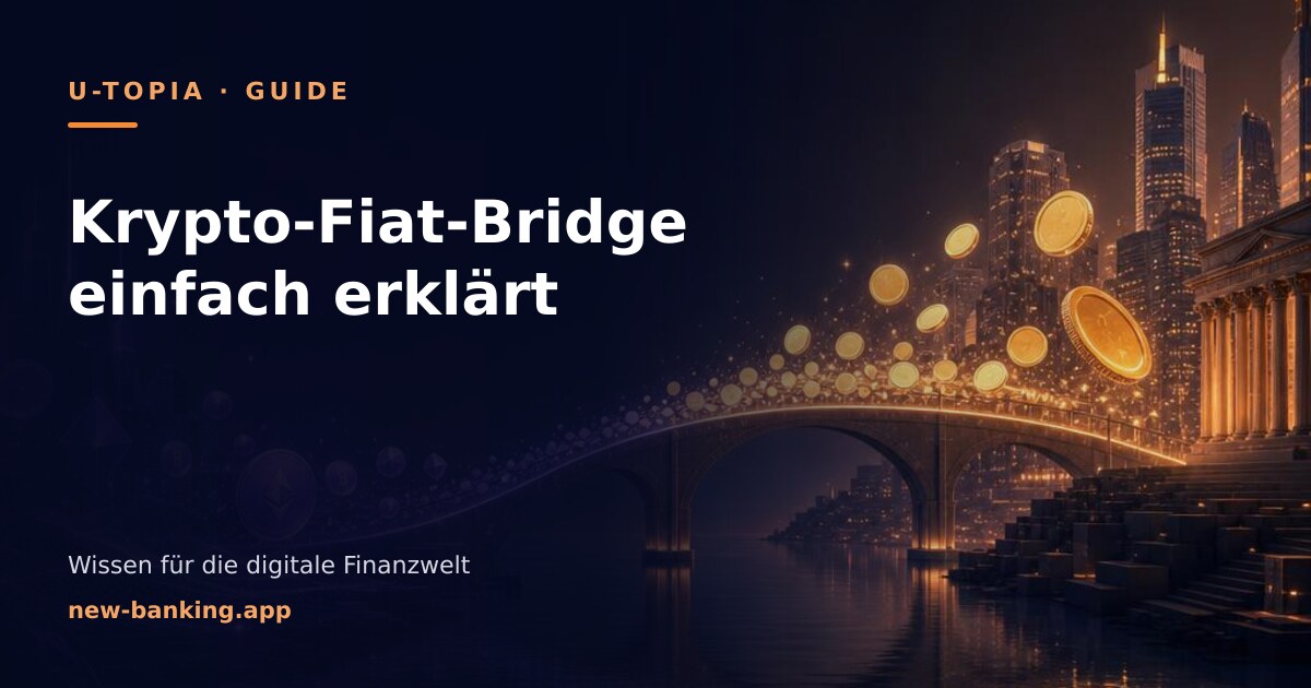 Krypto-Fiat-Bridge: So wechseln Werte zwischen Systemen – Themenbild von U-topia