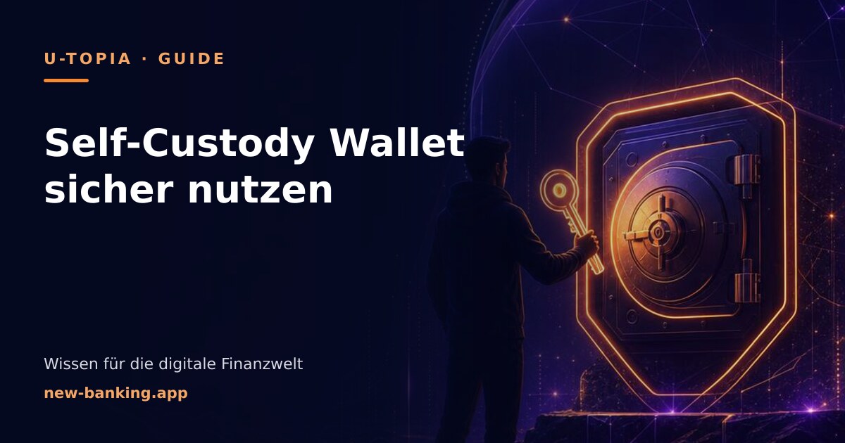 Self-Custody Wallet: Kontrolle bedeutet Verantwortung – Themenbild von U-topia