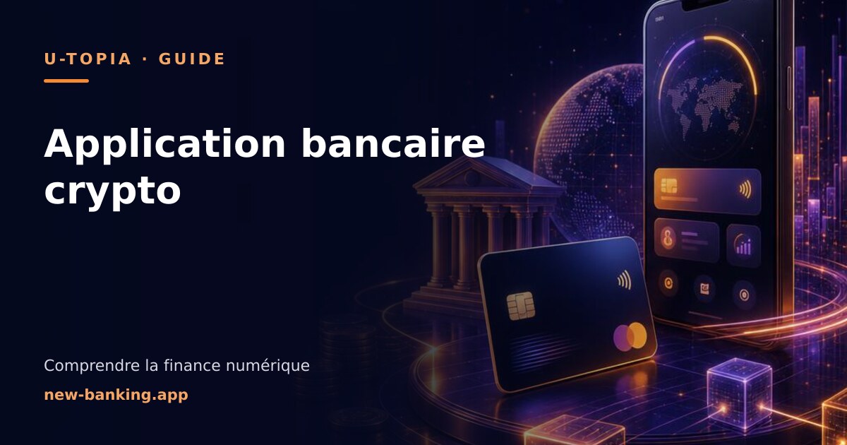 Application bancaire crypto : comprendre usages et risques – illustration thématique U-topia